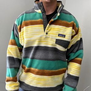 Patagonia Mens Synchilla Snap-T Pullover Fleece, Size Large